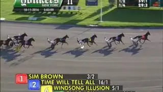 11/10/16, Yonkers - 11&egrave;me course - 2.011m - 26.000$