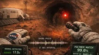 Mars Habitat Build Turns Wrong &mdash; Footprints, Moving Light, 17-Second Radio Pulses (POV)