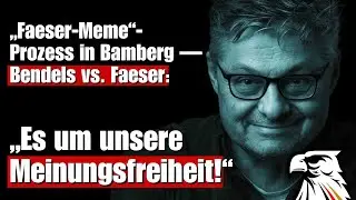 „Faeser-Meme“-Prozess in Bamberg — Bendels vs. Faeser: „Es um unsere Meinungsfreiheit!“