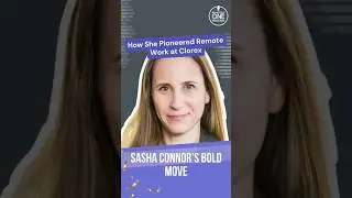 Remote Work Pioneer Sasha Connor's Bold Move! - #100 #shorts