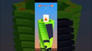 Stack ball level 37 #shorts