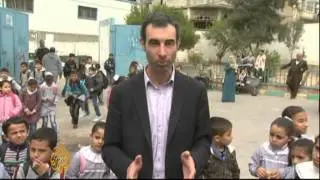 Gaza children return to school after ceasefire