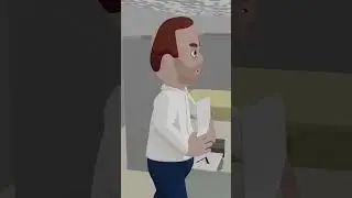 Office Anarchist 1 #3d #animation #anarchy