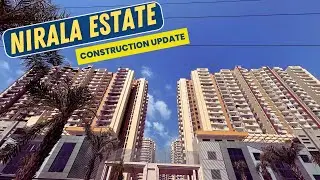 NIRALA ESTATE - 2 & 3BHK PREMIUM APARTMENTS - CURRENT STATUS & CLUB HOUSE TOUR #NIRALAESTATE #CLUB