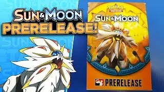 Pokemon SUN & MOON Prerelease Kit Opening with 4 Sun & Moon Booster Packs!
