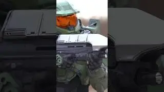 Shooting A REAL HALO ASSAULT RIFLE!!!