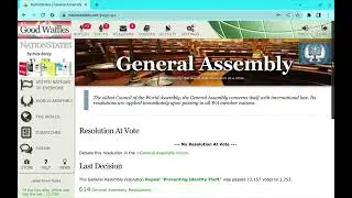 The World Assembly (NationStates)!