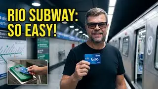 First time taking the subway in Rio de Janeiro , How to do it🇧🇷🇧🇷😎