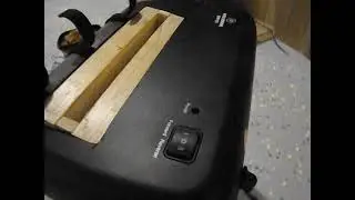 Using a paper shredder to shred tobacco. Part one