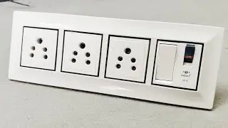 3 socket 1 switch 1 mcb connection //  1 switch 3 socket 1 mcb connection