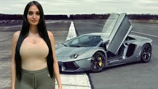 Lana Rose 786 | Lamborghini Aventador Driving