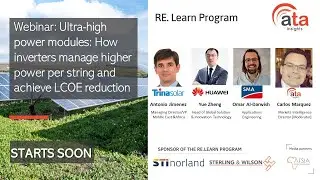 Webinar: Ultra-high power modules: How inverters manage higher power per string & reduce the LCOE