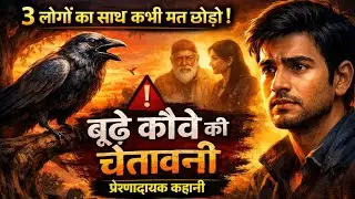 “बूढ़े कौवे की चेतावनी: 3 लोगों का साथ कभी मत छोड़ो | प्रेरणादायक कहानी | Jindagi Motivation”