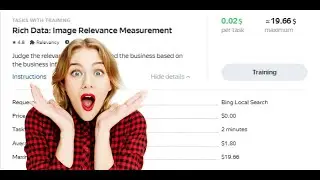 Rich Data: Image Relevance Measurement |  100 % PASS Traning $0.02 Rate Total $19.66 Per Day