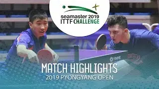 Kim Song Il vs Amin Ahmadian | 2019 ITTF Pyongyang Open Highlights (1/4)