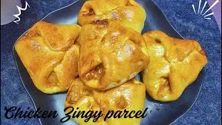 Dominos style Chicken Zingy parcel/Chicken parcel/Zingy parcel in Air fryer/chicken recipe