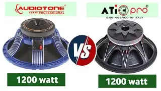 Audiotone 1200w vs Atipro 1200w Comparison Video | Ad15x1250es vs Yx15x451 II speaker Compair Video