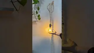 Lumin&aacute;ria Pendente #macrame  #luminariasdecorativas  #  #decora&ccedil;&atilde;o  #luminarias