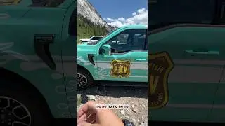 Run in with US Forest Service