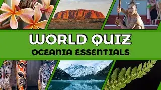 OCEANIA QUIZ - 20 TRIVIA Qs | #A9 - A quiz on Australia, New Zealand and the rest of Oceania!