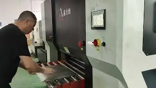 Plate leveling machine, leveler machine