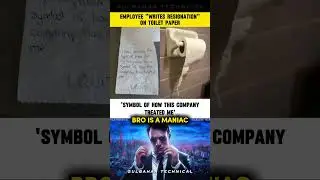 Employee Quits Using Toilet Paper | Savage Resignation Letter Goes Viral 😱🧻