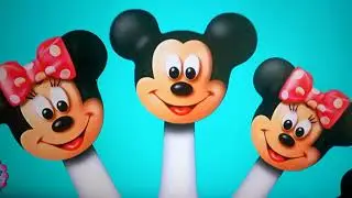 Mickey and Minnie Cake Pop Finger Family (REUPLOADED, V2)