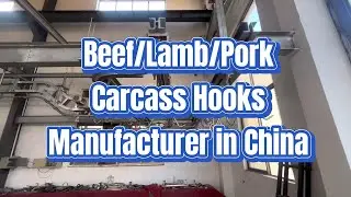 Beef lamb pork carcass hooks manufacturer in China Abattoir slaughter line equipment supplier