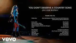 Alana Springsteen - you don't deserve a country song (Live from the Ryman - Official Audio)