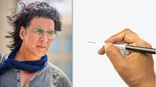 Akshay Kumar Portrait Drawing #Akshaykumar #Portrait #Drawing #Tutorial