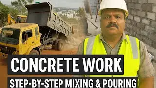 HOW TO MIX CONCRETE M20 DESIGN MIX ? WATER CEMENT RATIO AND MIX PROPORTION