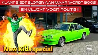 Klant wordt boos en vlucht voor Politie | New kids Gerrie van Boven in actie Nondeju!!
