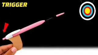 PEN CONVERT INTO GUN, how to make pen gun, best shooting trigger pen gun easy to make...