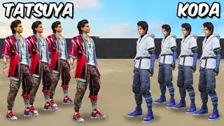 TATSUYA vs KODA PVP en FREE FIRE! 😂 *gracioso* MOMENTOS GRACIOSOS FREE FIRE