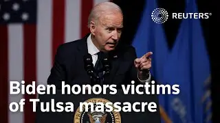 'This was a massacre': Biden honors Tulsa victims