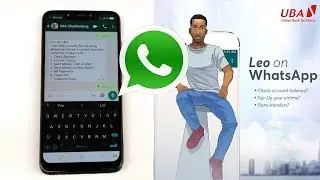 How To Use UBA Chat Banking AI On WhatsApp - Meet Leo!