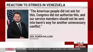 Protesters rally outside Davis-Monthan Air Force Base following Venezuela attack