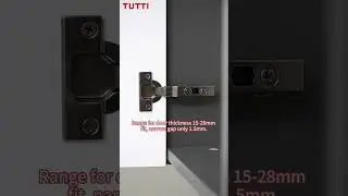 Tutti H106 Hinges Flexible Installation - 6mm Adjustment