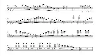 In a Mellow Tone - George Masso trombone solo transcription