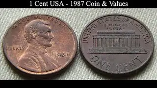 1 Cent USA - 1987 Coin & Values