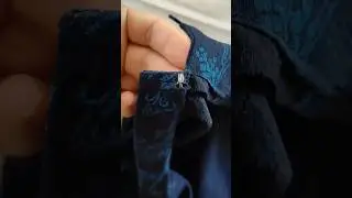 How to sew a hook-and-eye closure かぎホックの縫い付け方 #sewing #diy #shortvideo #shortsvideo