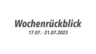 TV Schwerin Wochenr&uuml;ckblick vom 17.07. - 21.07.2023