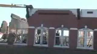 Demolition of the Lichti's building in York, Nebraska