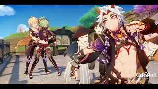 Kuki Shinobu - Hangout Event - The Arataki Gang Community Service Chronicle (All Cutscenes)