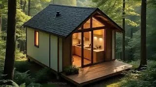 Tiny House Design : 13'x13' (4x4m) This Small House Will Melt Your Heart | Cozy & Sweet