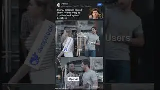 DeepSeek and ChatGPT/OpenAI meme 🤣 #memes #shorts #deepseek #chatgpt #openai #aimemes