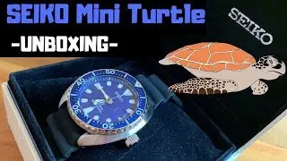 Seiko SRPC39K1 Mini Turtle Blue - Unboxing and Basic Information