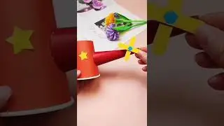 How to make paper cup Helicopter | Rubber band powered flying plane | easy paper toy |