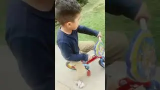 How to ride bike without training wheels lesson #bmxracing #bikeride #bikers #bmxisfun