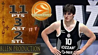 Uros Mijailovic ('08) - 11 Pts Highlights｜Partizan Belgrade vs Maccabi Rapyd Tel Aviv｜2025.09.13